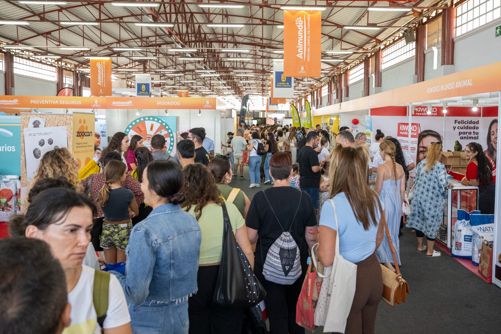 Ambiente de la octava edición de Animundo, la Feria del Animal de Compañía